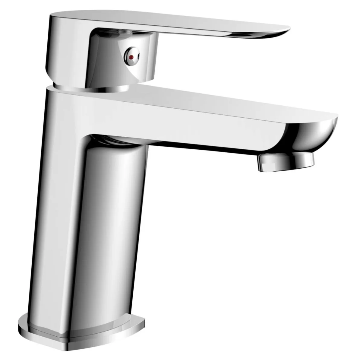 Mitigeur lavabo chromé design