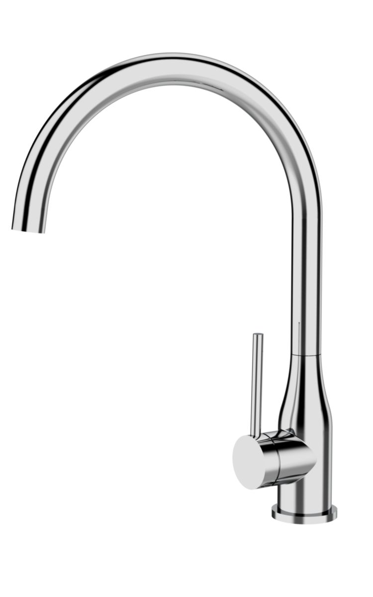 Mitigeur évier design chromé